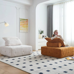 Single Armless Sofa Chair