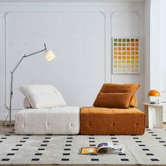 Single Armless Sofa Chair