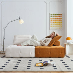 Single Armless Sofa Chair