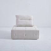 Single Armless Sofa Chair