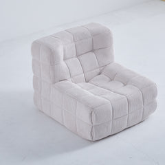 Floor Lazy Sofa Bean Bag Chair – Beige