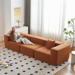 Modular Sectional Couch - Orange