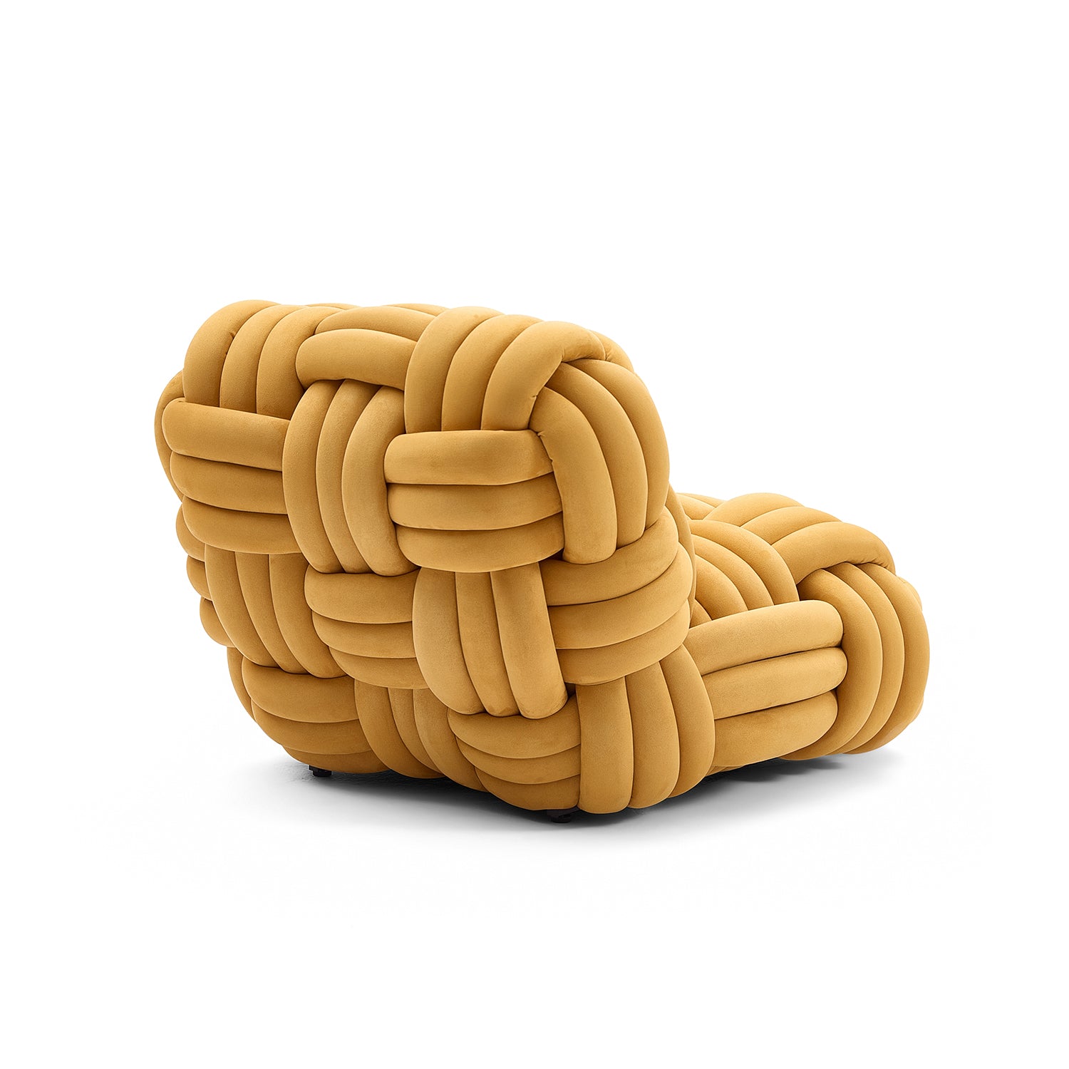Knitty Lounge Chair in Orange - studio product view