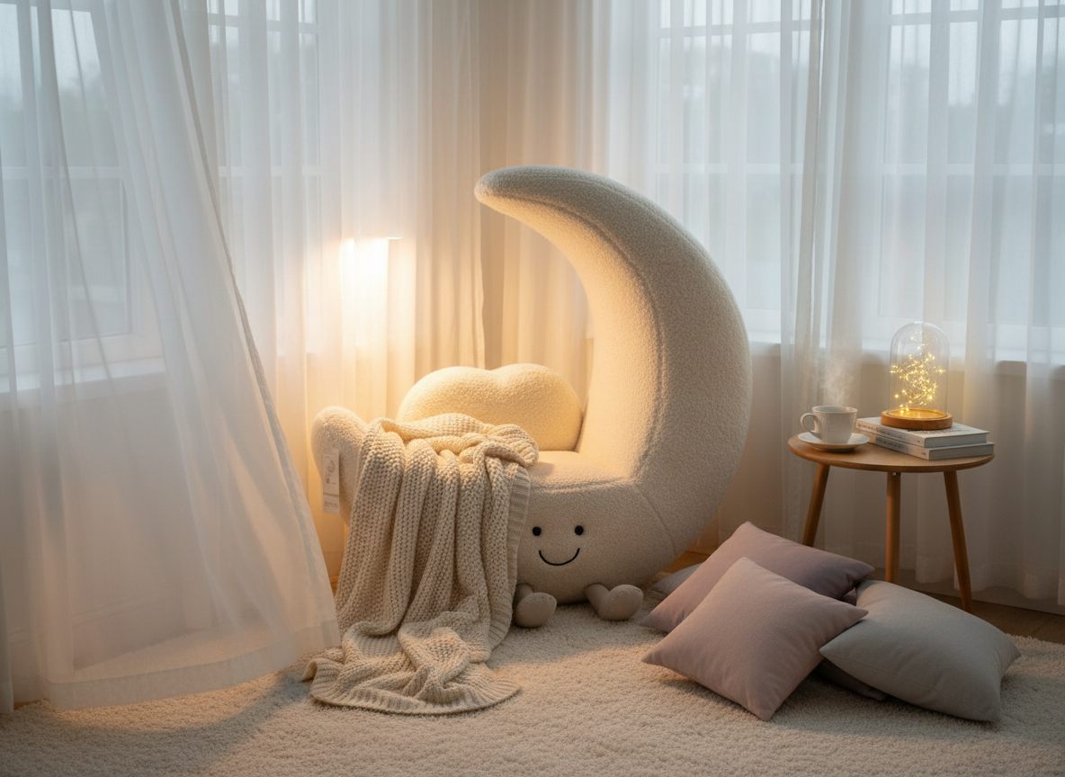 Luna Chair - Romantic Bedroom Corner
