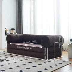 Teddy Sofa Bed - Brown