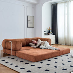 Teddy Sofa Bed - Orange