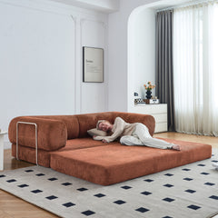 Teddy Sofa Bed - Orange
