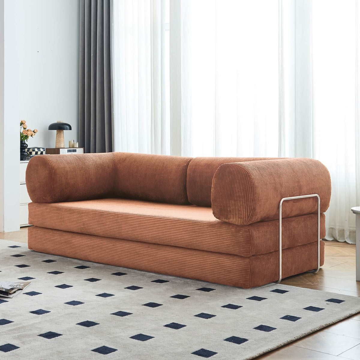 Teddy Sofa Bed - Orange