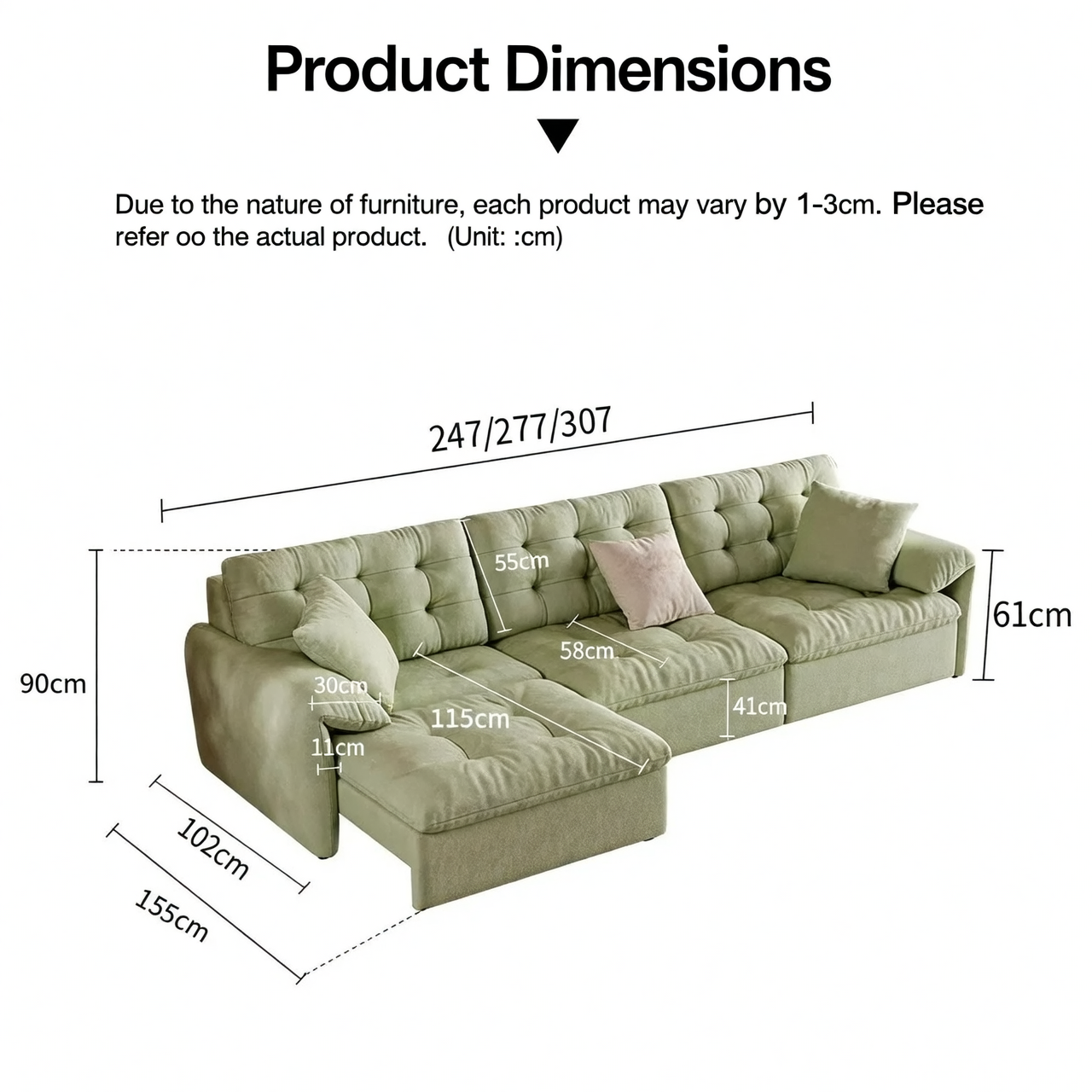 Tiffany Extendable Sofa